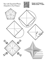 Star with Squashed Pleats